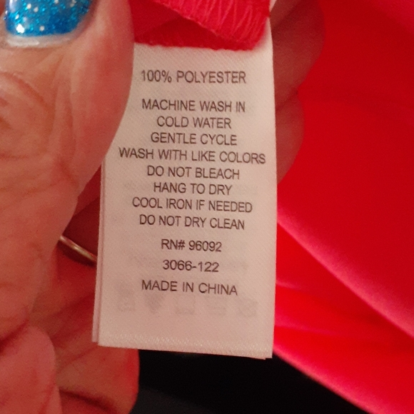 Fleur Bleve top sleeveless coral size L chiffon look very elegant look.💄💄 - Picture 9 of 11